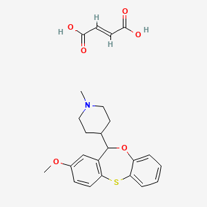 (E)-but-2-enedioic acid;4-(8-methoxy-6H-benzo[c][1,5]benzoxathiepin-6-yl)-1-methylpiperidine