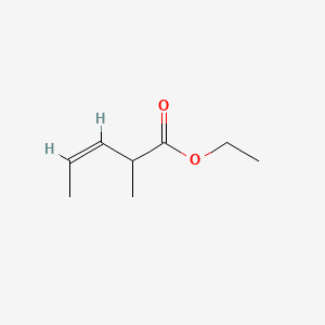 Ethyl 2-methylpent-3-enoate, (3Z)-