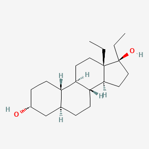 13beta,17alpha-Diethyl-3alpha,17beta-dihydroxy-5alpha-gonane