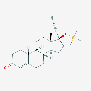 molecular formula C23H34O2Si B127550 17-O-Trimethylsilyl Norethindrone CAS No. 28426-43-9