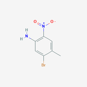 molecular formula C7H7BrN2O2 B1275501 5-溴-4-甲基-2-硝基苯胺 CAS No. 40371-63-9