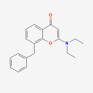 Chromone, 8-benzyl-2-(diethylamino)-