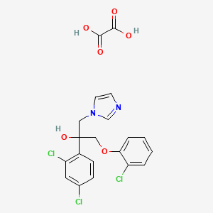 3-(o-Chlorophenoxy)-2-(2,4-dichlorophenyl)-1-(imidazol-1-yl)-2-propanol oxalate