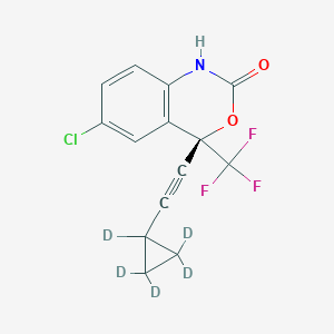molecular formula C14H9ClF3NO2 B127556 rac Efavirenz-d5 CAS No. 1132642-95-5