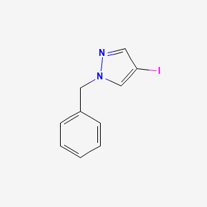molecular formula C10H9IN2 B1275560 1-苄基-4-碘-1H-吡唑 CAS No. 50877-42-4