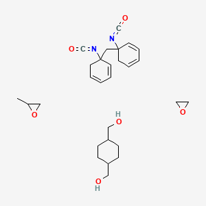 [4-(Hydroxymethyl)cyclohexyl]methanol;5-isocyanato-5-[(1-isocyanatocyclohexa-2,4-dien-1-yl)methyl]cyclohexa-1,3-diene;2-methyloxirane;oxirane