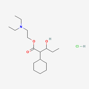 2-(diethylamino)ethyl 2-cyclohexyl-3-hydroxypentanoate;hydrochloride