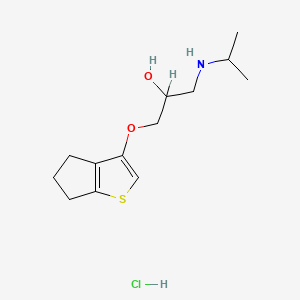 1-((5,6-Dihydro-4H-cyclopenta(b)thien-3-yl)oxy)-3-((1-methylethyl)amino)-2-propanol HCl