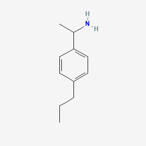 molecular formula C11H17N B1275569 1-(4-丙基苯基)乙胺 CAS No. 91339-01-4