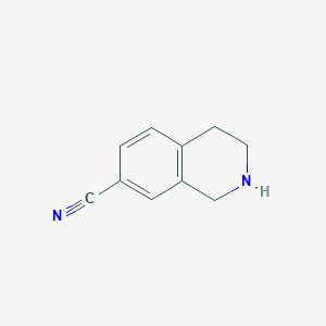 molecular formula C10H10N2 B127557 7-Cyano-1,2,3,4-tetrahydroisoquinoline CAS No. 149355-52-2