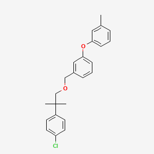 Benzene, 1-((2-(4-chlorophenyl)-2-methylpropoxy)methyl)-3-(3-methylphenoxy)-