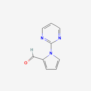 B1275574 1-pyrimidin-2-yl-1H-pyrrole-2-carbaldehyde CAS No. 383136-27-4