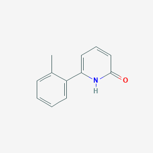 molecular formula C12H11NO B1275576 6-(邻甲苯基)吡啶-2-醇 CAS No. 300395-32-8