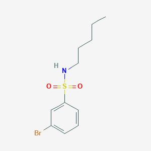 molecular formula C11H16BrNO2S B1275577 3-bromo-N-pentylbenzenesulfonamide CAS No. 1072944-95-6
