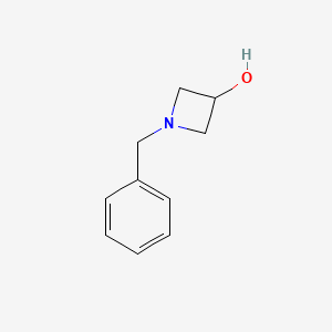 molecular formula C10H13NO B1275582 1-苄基氮杂环丁烷-3-醇 CAS No. 54881-13-9