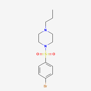 molecular formula C13H19BrN2O2S B1275619 1-(4-溴苯磺酰基)-4-丙基哌嗪 CAS No. 888181-08-6