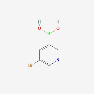 molecular formula C5H5BBrNO2 B1275622 5-溴吡啶-3-硼酸 CAS No. 452972-09-7