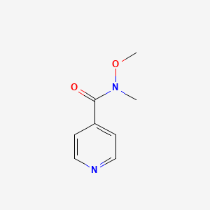molecular formula C8H10N2O2 B1275636 N-甲氧基-N-甲基异烟酰胺 CAS No. 100377-32-0