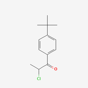 molecular formula C13H17ClO B1275641 1-(4-叔丁基苯基)-2-氯丙انون-1 CAS No. 59477-82-6