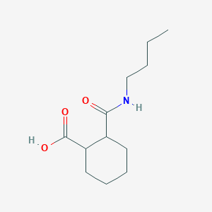 molecular formula C12H21NO3 B1275647 2-[(丁氨基)羰基]环己烷甲酸 CAS No. 438613-40-2