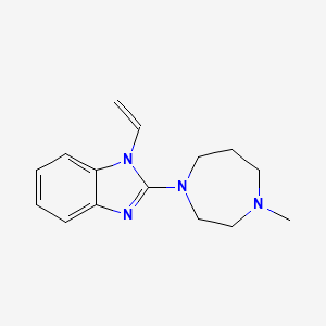 1H-Benzimidazole, 1-ethenyl-2-(hexahydro-4-methyl-1H-1,4-diazepin-1-yl)-