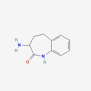 molecular formula C10H12N2O B1275658 3-氨基-2,3,4,5-四氢-1H-苯并氮杂卓-2-酮 CAS No. 86499-35-6