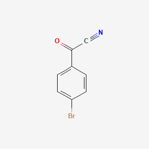 molecular formula C8H4BrNO B1275662 4-溴苯甲酰氰 CAS No. 6048-21-1