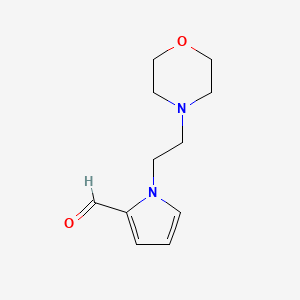 molecular formula C11H16N2O2 B1275666 1-(2-吗啉-4-基-乙基)-1H-吡咯-2-甲醛 CAS No. 383135-71-5