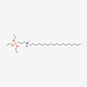 Octadecyldimethyl(3-triethoxysilylpropyl)ammonium