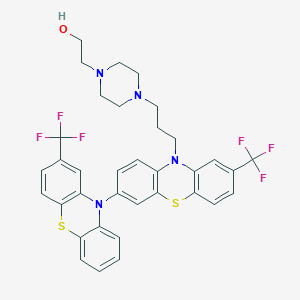 2-(4-(3-(2',8-bis(trifluoromethyl)-10H-3,10'-biphenothiazin-10-yl)propyl)piperazin-1-yl)ethanol