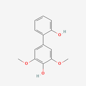 molecular formula C14H14O4 B12756752 2'-Hydroxyaucuparin CAS No. 98211-57-5