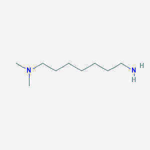 molecular formula C9H22N2 B1275678 (7-氨基庚基)二甲胺 CAS No. 22078-09-7