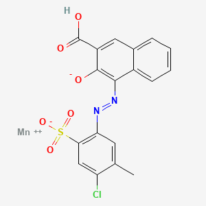 Manganese 4-((4-chloro-5-methyl-2-sulphonatophenyl)azo)-3-hydroxy-2-naphthoate