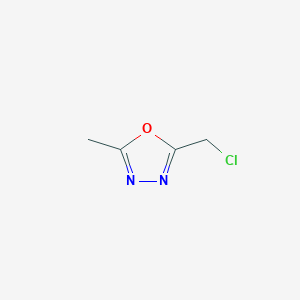 B1275686 2-(Chloromethyl)-5-methyl-1,3,4-oxadiazole CAS No. 3914-42-9