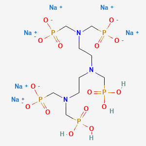 Phosphonic acid, [[(phosphonomethyl)imino]bis[2,1-ethanediylnitrilobis(methylene)]]tetrakis-, hexasodium salt