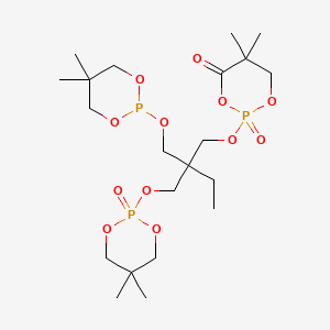 2,2'-((2-(((5,5-Dimethyl-1,3,2-dioxaphosphorinan-2-yl)oxy)methyl)-2-ethylpropane-1,3-diyl)bis(oxy))bis(5,5-dimethyl-1,3,2-dioxaphosphorinane) P,2,2'-trioxide