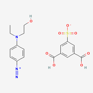 3,5-dicarboxybenzenesulfonate;4-[ethyl(2-hydroxyethyl)amino]benzenediazonium