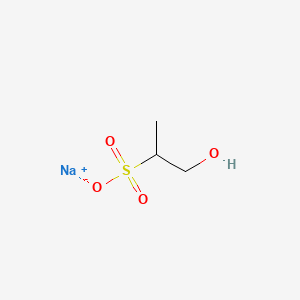 molecular formula C3H7NaO4S B12757027 Sodium 1-methyl isethionate CAS No. 27242-34-8