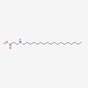 molecular formula C21H43NO2 B12757065 Stearaminopropionic acid CAS No. 112-87-8