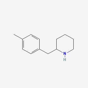 molecular formula C13H19N B1275713 2-(4-甲基苄基)-哌啶 CAS No. 63587-56-4
