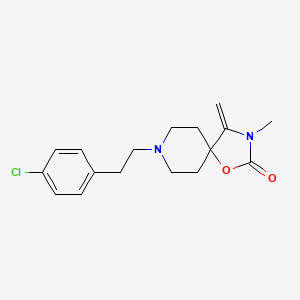 1-Oxa-3,8-diazaspiro(4.5)decan-2-one, 8-(2-(4-chlorophenyl)ethyl)-3-methyl-4-methylene-