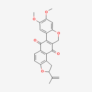 16,17-dimethoxy-6-prop-1-en-2-yl-7,20-dioxapentacyclo[11.8.0.03,11.04,8.014,19]henicosa-1(13),3(11),4(8),9,14,16,18-heptaene-2,12-dione