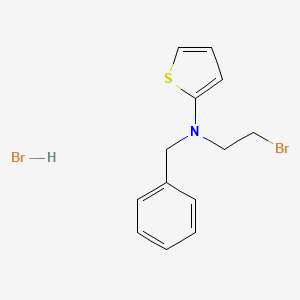 2-Thiophenamine, N-benzyl-N-(2-bromoethyl)-, hydrobromide