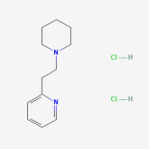 molecular formula C12H20Cl2N2 B12757468 2-(beta-Piperidinoethyl)pyridine dihydrochloride CAS No. 51794-17-3