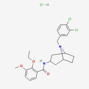 exo-N-(8-(3,4-Dichlorobenzyl)-8-azabicyclo(3.2.1)oct-3-yl)-2-ethoxy-3-methoxybenzamide HCl