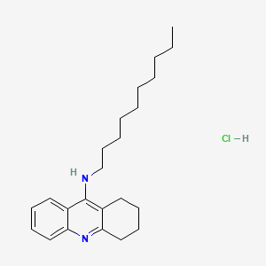 9-Acridinamine, 1,2,3,4-tetrahydro-N-decyl-, monohydrochloride, hydrate