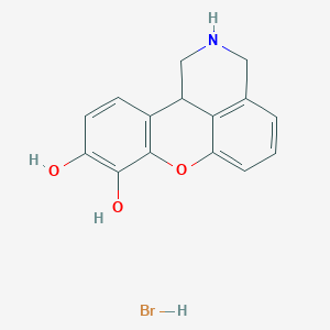 molecular formula C15H14BrNO3 B12757547 Dinoxyline hydrobromide CAS No. 313484-61-6