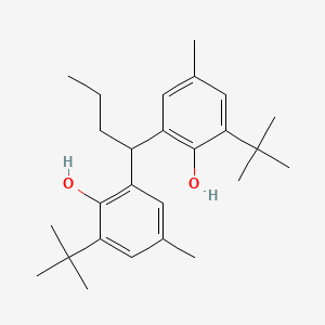 molecular formula C26H38O2 B1275766 2,2'-Butylidenebis(6-tert-butyl-p-cresol) CAS No. 4081-14-5