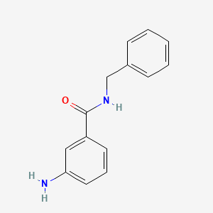 molecular formula C14H14N2O B1275771 3-amino-N-benzylbenzamide CAS No. 54977-91-2