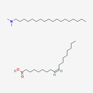 molecular formula C38H77NO2 B12757718 Dimethylstearylamine oleate CAS No. 70069-12-4